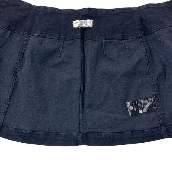 We The Free Mini Skirt Womens Size 25 Black Denim - Picture 3 of 10